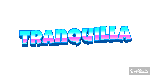 Tranquilla Effetto testo