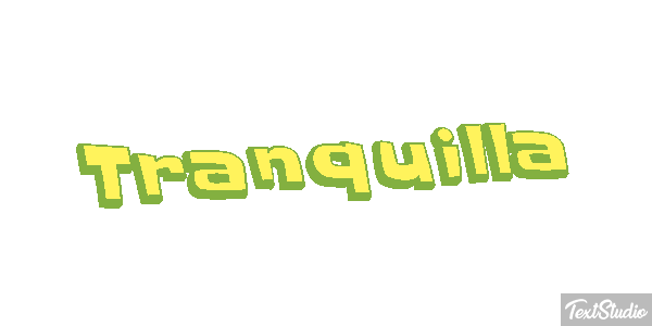 Tranquilla Effetto testo