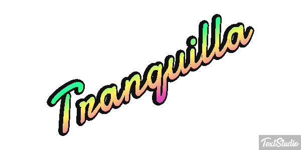 Tranquilla Effetto testo