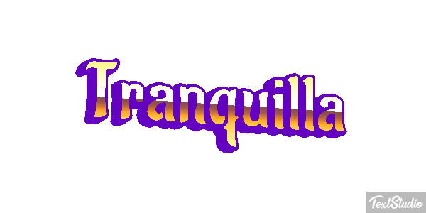 Tranquilla Effetto testo