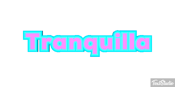 Tranquilla Effetto testo