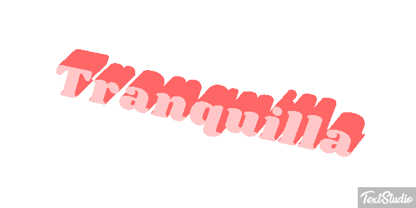 Tranquilla Effetto testo
