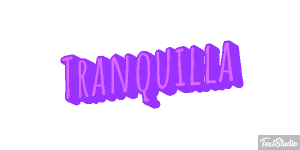 Tranquilla Effetto testo