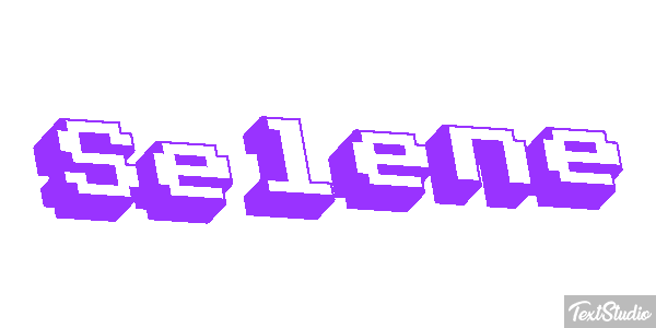 Selene Текстовый эффект