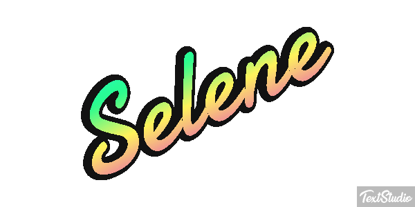 Selene Текстовый эффект