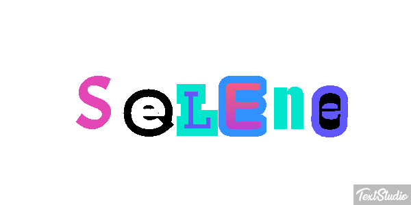 Selene Текстовый эффект