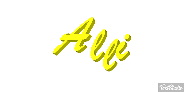 Alli Text effect