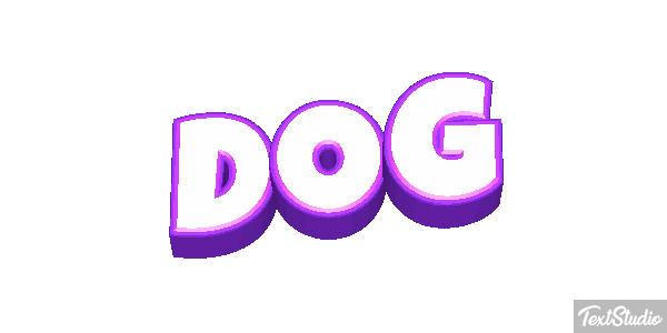 Dog Text effect