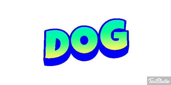 Dog Text effect