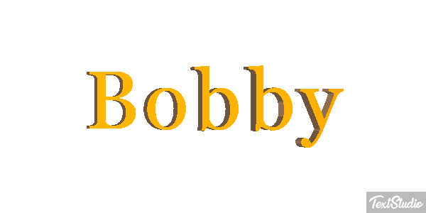 Bobby Text effect