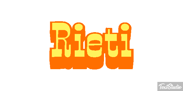Rieti Efekt tekstowy