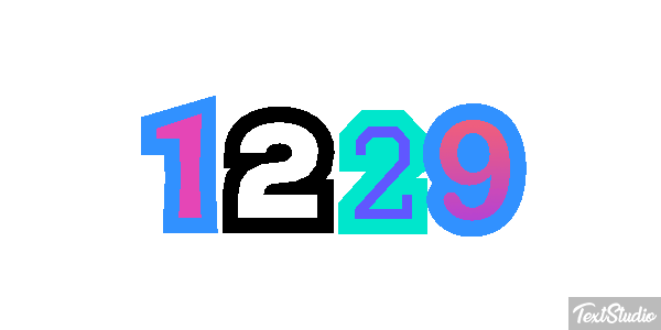 1229 Text effect