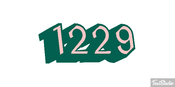 1229 Text effect