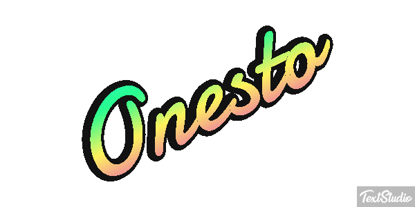 Onesto Effetto testo