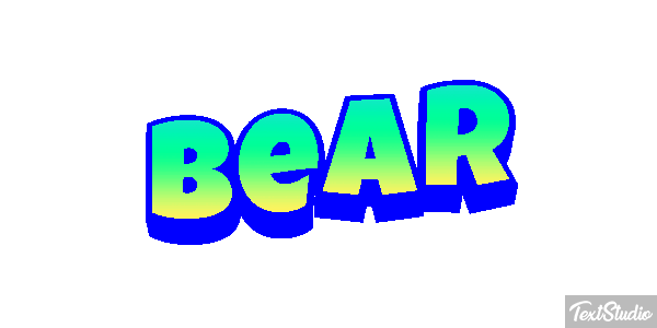 Bear テキスト効果