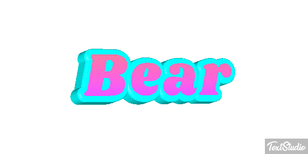 Bear テキスト効果