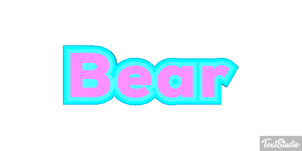 Bear テキスト効果