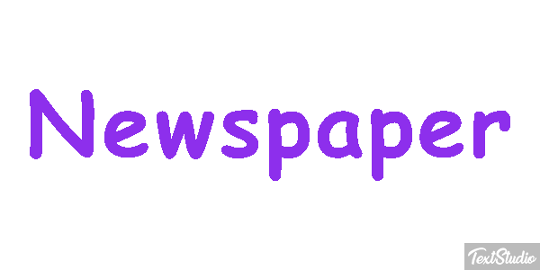 Newspaper Text effect