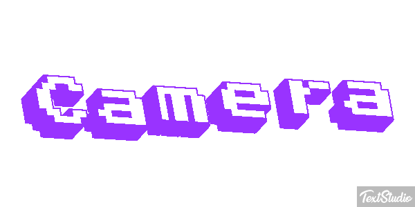 Camera Text effect