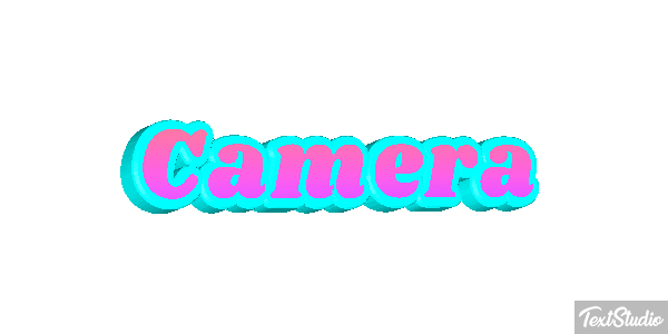 Camera Text effect