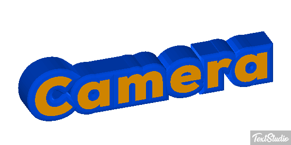 Camera Text effect
