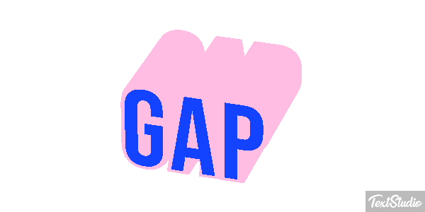 GAP Text effect
