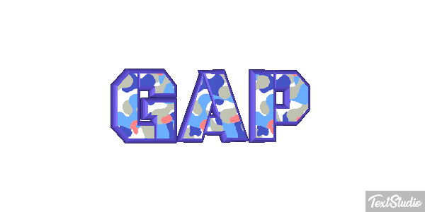 GAP Text effect