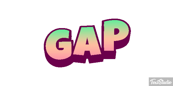 GAP Text effect