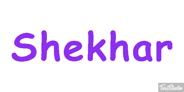 Shekhar Text effect