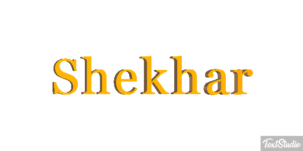 Shekhar Text effect