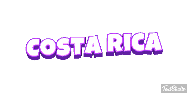 Costa Rica Text effect
