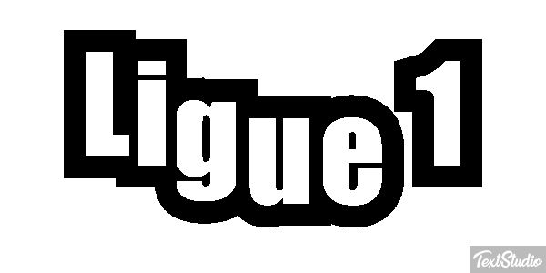 Ligue 1 Efecto de texto