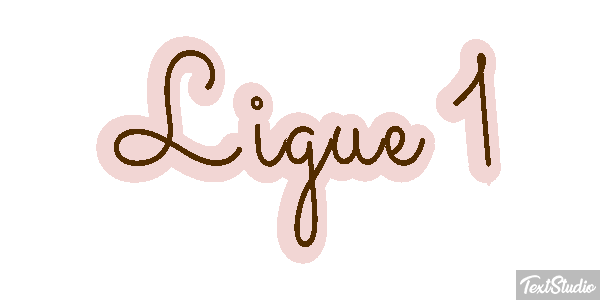 Ligue 1 Efecto de texto
