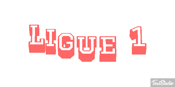 Ligue 1 Efecto de texto