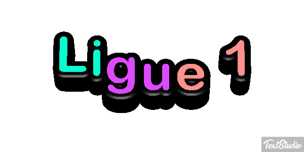 Ligue 1 Efecto de texto