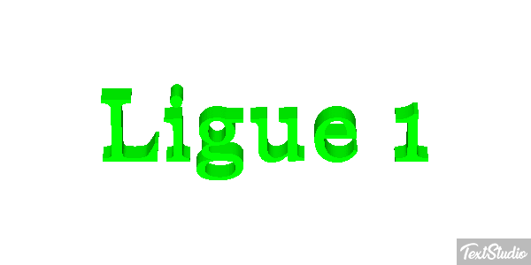 Ligue 1 Efecto de texto