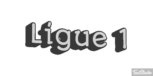 Ligue 1 Efecto de texto