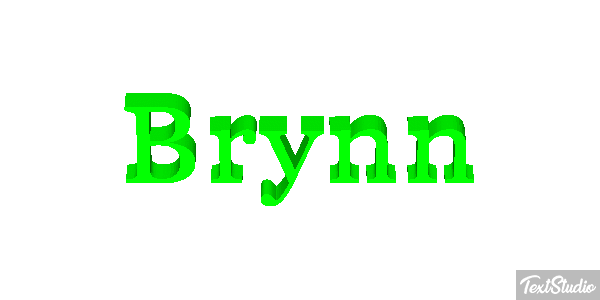 Brynn Text effect