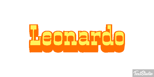 Leonardo Efekt tekstowy