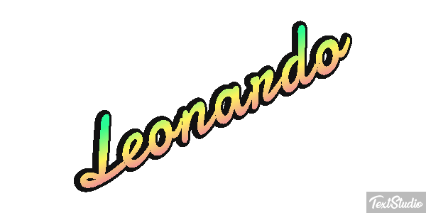 Leonardo Efekt tekstowy