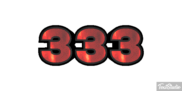 333 テキスト効果
