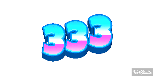 333 テキスト効果