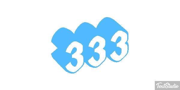 333 テキスト効果