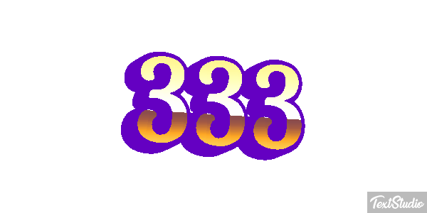 333 テキスト効果
