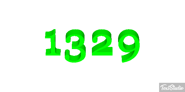 1329 Efekt tekstowy