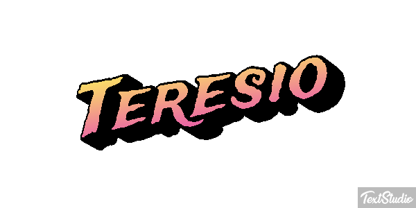 Teresio Efecto de texto