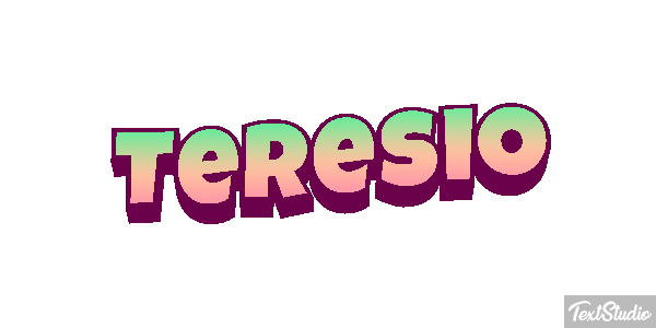 Teresio Efecto de texto