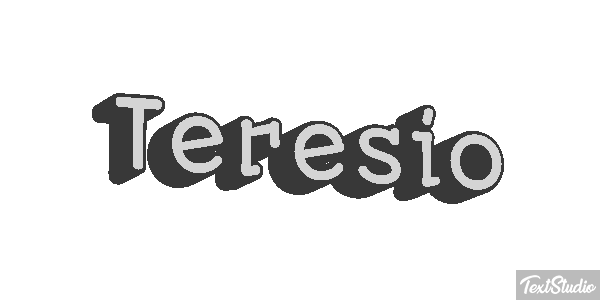 Teresio Efecto de texto