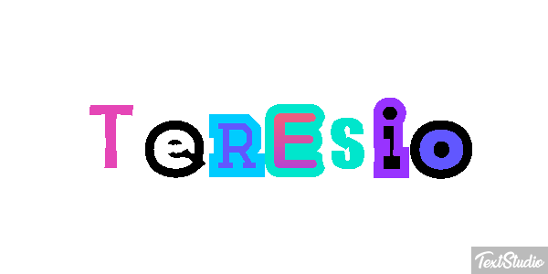 Teresio Efecto de texto