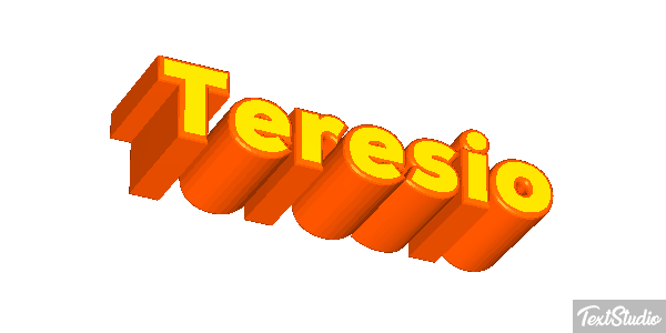 Teresio Efecto de texto